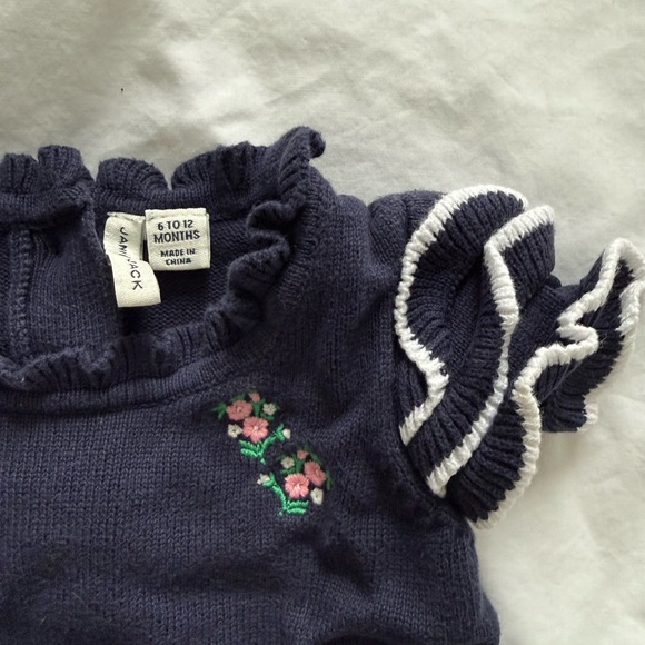 🌷 Janie and Jack Ruffle Sweater - Picture 2 of 3